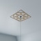 Ekena Millwork Blume Wood Fretwork Pierced Ceiling Medallion, Red Oak, 32"OD x 11 1/8"ID x 3/8"T CMWP32X32X0375BLRO - alternate 8